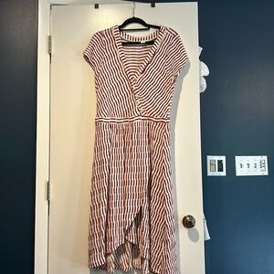 Anthropologie asymmetrical dress